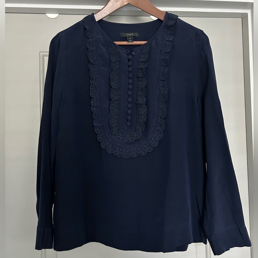 J.Crew silk blouse SZ 2